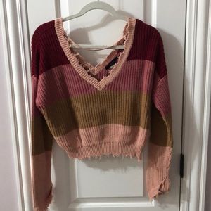 Multi-color sweater